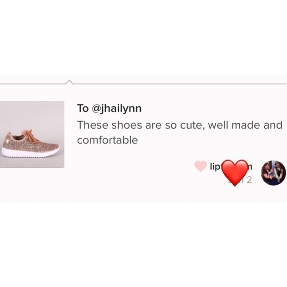 HP 💫Rose Gold Glitter/Sparkle sneaker FIRM - Picture 4 of 5